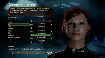 Mass Effect 2: Shepard eye bug starts in Face customization tool