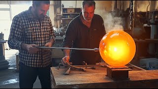 This 2000-Year-Old Method Still Works Today | Ancient Vase Blown from Molten Glass – No Machines