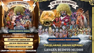 Pagelaran Jaran Kepang LANGEN BUDOYO MUDHO ( LBM ) Merti Dusun Weru Kuwarasan Jambu 9-08-2025