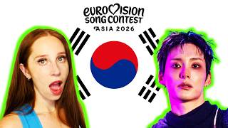 LET'S REACT TO SOUTH KOREA'S SONG FOR EUROVISION ASIA // JUNHEE "DEEP DIVE"