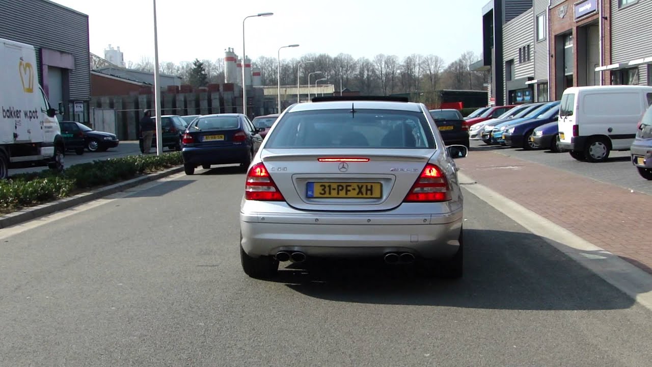 Mercedes C55 AMG Race Exhaust system INSANE SOUND by Maxiperformance ...