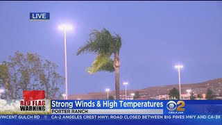 Red Flag Warnings In Place Again Throughout SoCal
