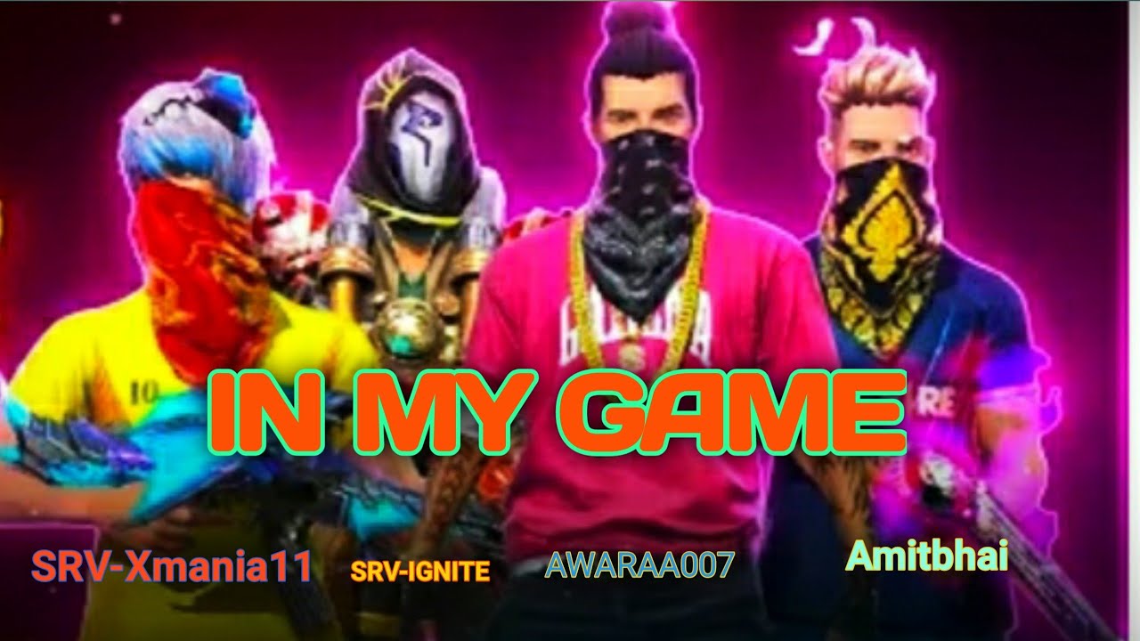 AMITBHAI AND AWARAA007 SQUAD IN MY GAME OP FUNNY MOVEMENT