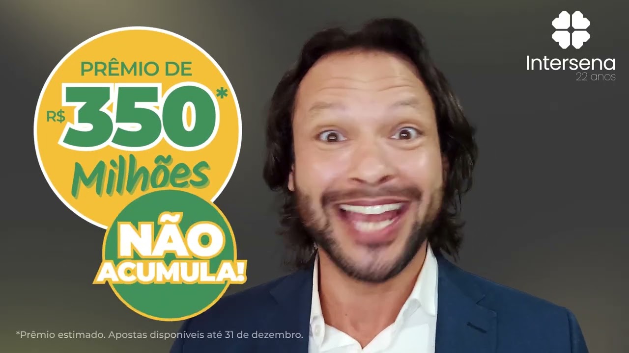 Campanha Web - Sorteio Mega da Virada com a Intersena - Vídeo produzido pela Produzz