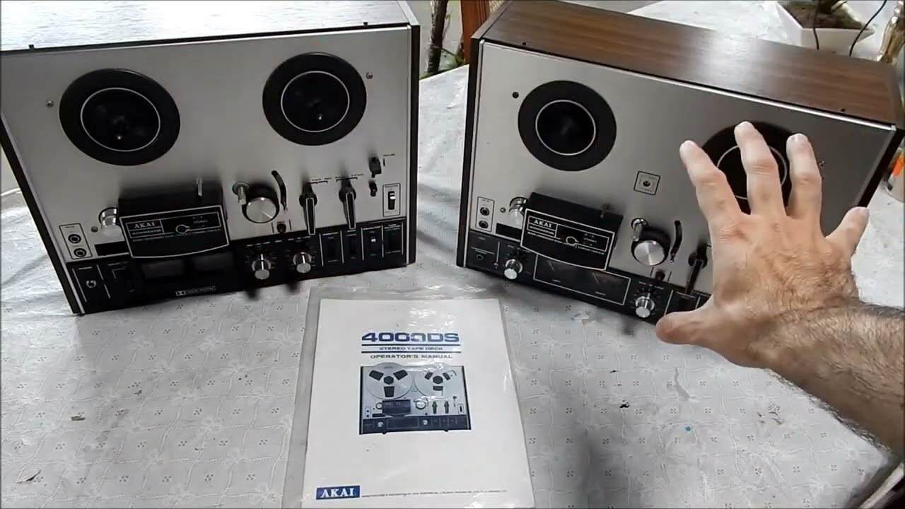 AKAI VS AKAI - tape de rolo - 4000ds vs 4000db - diferenças e
