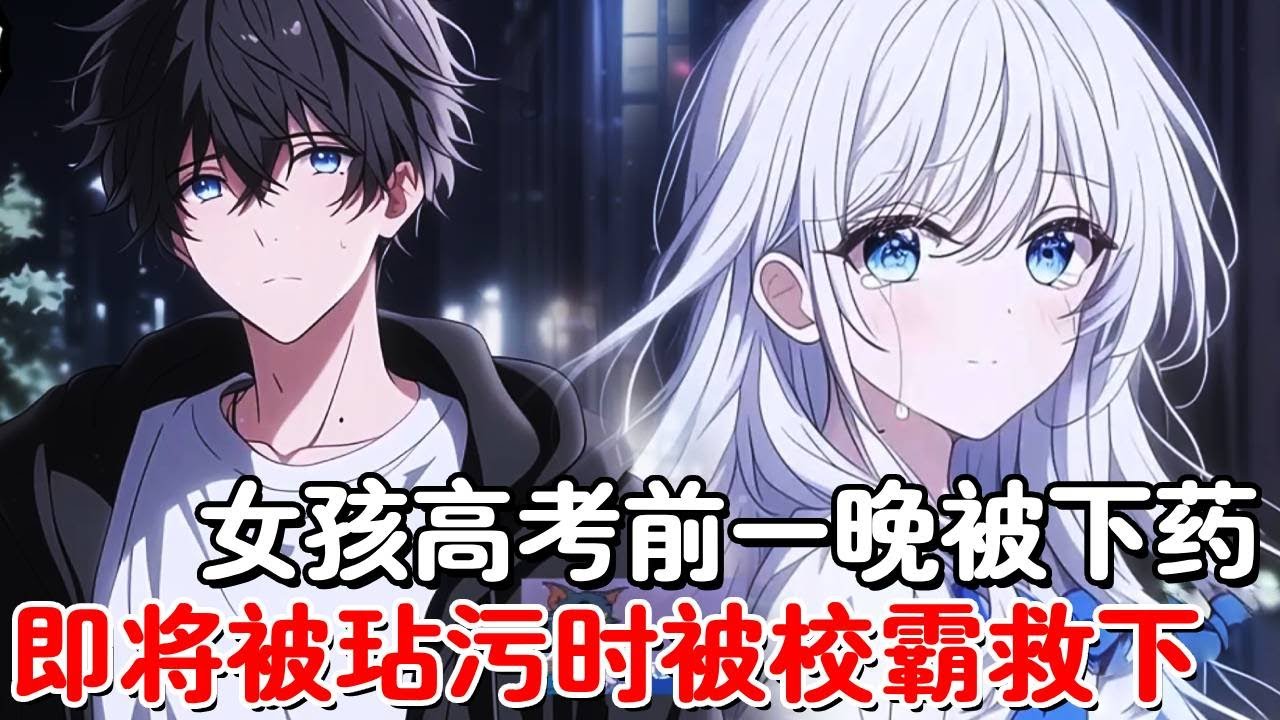 女孩在高考前一晚被父亲下药，10万块就将她送上煤老板的床，逃跑时遇上平时总欺负她的校霸，没想到校霸出手暴打煤老板！#小说推荐 #動漫 #二次元#漫画解说#一口气看全集
