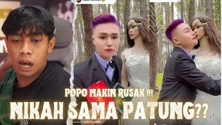 POPO TIKTOK MAKIN MERESAHK4N … NIKAH SAMA PATUNG???