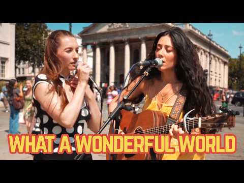 Two INCREDIBLE Voices Sing "What a Wonderful World" (You Won't Believe This) | Louis Armstrong