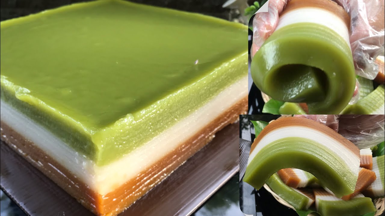 Lapis Tapioka Pandan Gula merah  #kuekukus