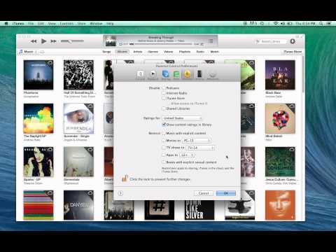 How to Set Parental Controls in iTunes 11