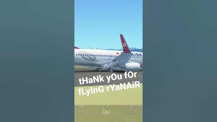thank you for flying Ryanair. #swiss001landing #ryanairlanding