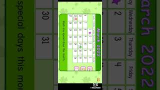 STARFALL CALENDAR MARCH 2022 IS HERE