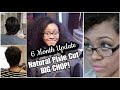 BIG CHOP UPDATE| 6 MONTH HAIR GROWTH | NATURAL CURLY  3B HAIR