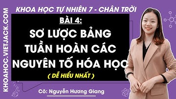 Khoa học tự nhiên lớp 7 Bài 4: Sơ lược bảng tuần hoàn các nguyên tố hóa học | Chân trời sáng tạo