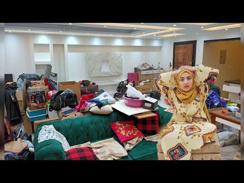 أول يوم ف فرش الشقه الجديده الشقه اتحولت لخرابه حالي لا يسر عدو ولا حبيب اقسم بالله