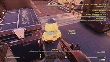 Insult Bot appears out of nowhere just to insult me (Fallout 76)
