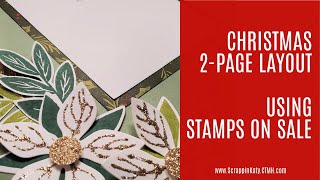 Two-Page Scrapbook Layout | Most Wonderful Time of the Year