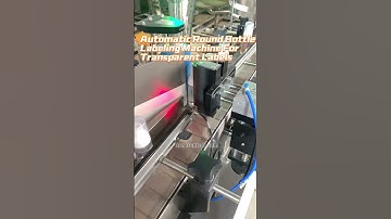 ZONESUN Automatic Round Bottle Self-adhesive Sticker Labeling Machine #labelermachine