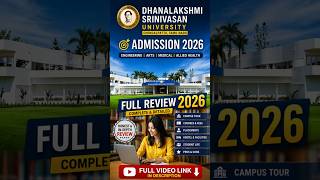 👉 DS University Chengalpattu 🔥 Admission 2026 | Courses &amp; Fees Tamil