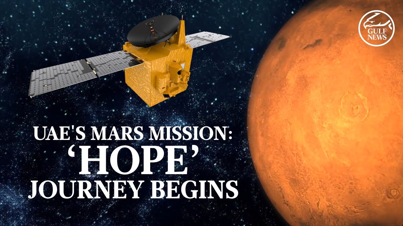 UAE&#39;s Mars mission: &quot;Hope&quot; journey begins - YouTube