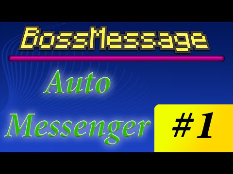 Boss Message - 1 - AutoMessenger - Best Boss Bar Messaging plugin