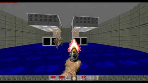 Doom II (Map01: Entryway) walkthrough 100% Kills, Secrets and Items (Levels Flipped)