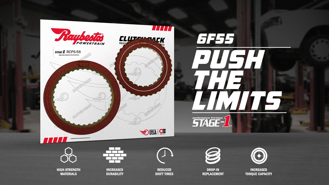 6F55 Transmission Stage-1 Red Performance Friction Clutch Plates - YouTube