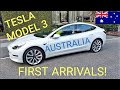 Tesla Model 3 First Arrivals In Australia!