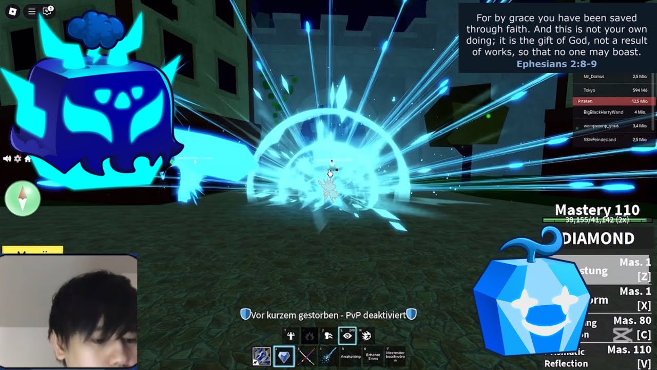 Portal x Rumble x Diamond vs. Yeti, Ice, Gas and Venom Pvp | Bloxfruit ...