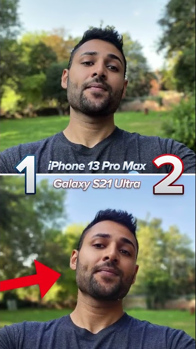 iPhone 13 Pro vs Samsung camera!