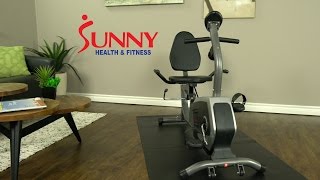 Sunny Health & Fitness SF-RB4616 Easy Adjustable Seat Recumbent Bike screenshot 1