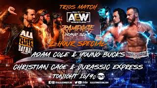 AEW Rampage: Grand Slam 2021 Match Card
