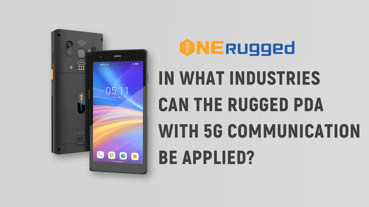 What industries can the rugged PDA handhelds with 5G communication be applied in?