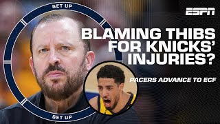 'GIVE PACERS CREDIT' 👏 Reaction to Knicks-Pacers Game 7 + Tom Thibodeau burn out Knicks? | Get Up screenshot 4