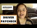 How Much Amazon Delivery Drivers Make?! A Real Paycheck! DC Metro Area
