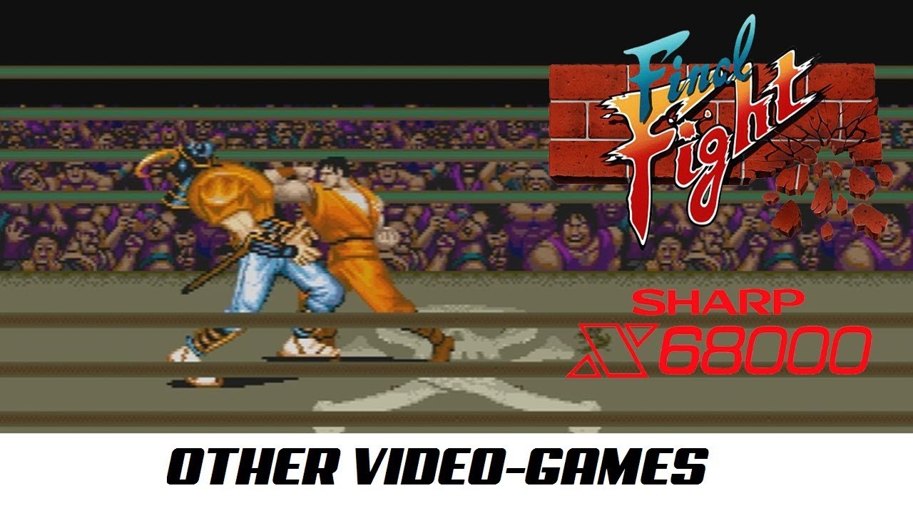 Final Fight - ファイナルファイト (Quick Gameplay) Sharp X68000