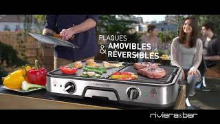 Riviera-et-Bar - Plancha-Gril réversible - QPL520 - YouTube