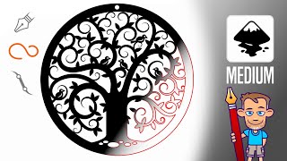 Inkscape Tutorial - Creating a Tree of Life for Cutting