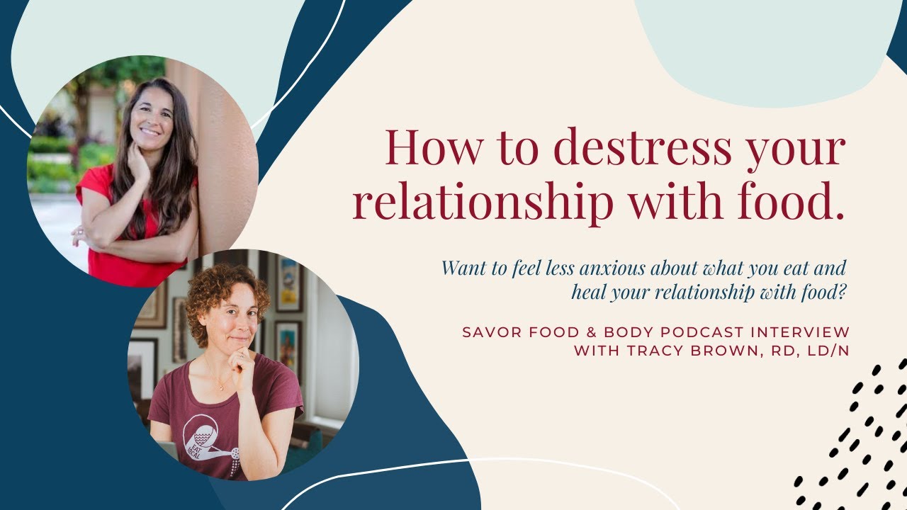 How to destress your relationship with food. - YouTube