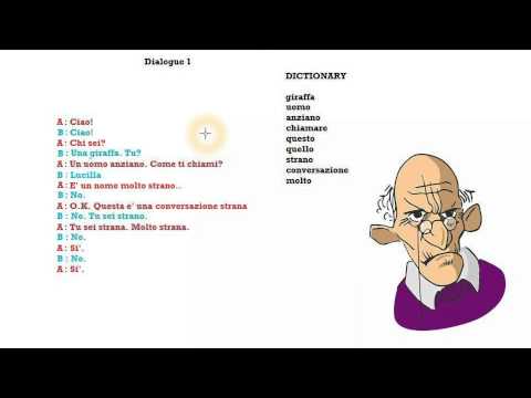 Italian Course Beginner Series 23: Dialogue 1