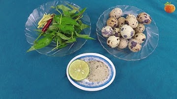 Cách luộc trứng cút lộn