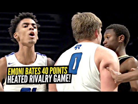 Emoni Bates Drops 40 Points in HEATED RIVALRY Game!! Lincoln vs Ypsilanti OVERTIME THRILLER!!