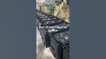 Ma210dual10 inch Line array speaker All-neodymium magnetic horn and waterproof paint #mjaudio #sound