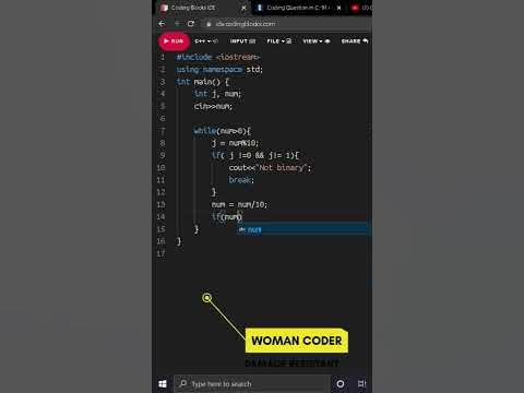 Check whether a number is binary or not. #shorts - YouTube