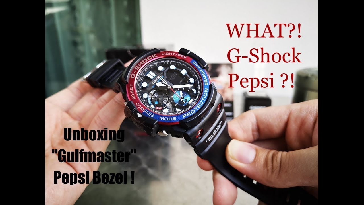 Casio G-Shock GN-1000-1A Pepsi Bezel 
