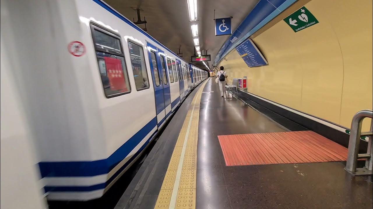 Metro de madrid s2000A saliendo de Alvarado - YouTube