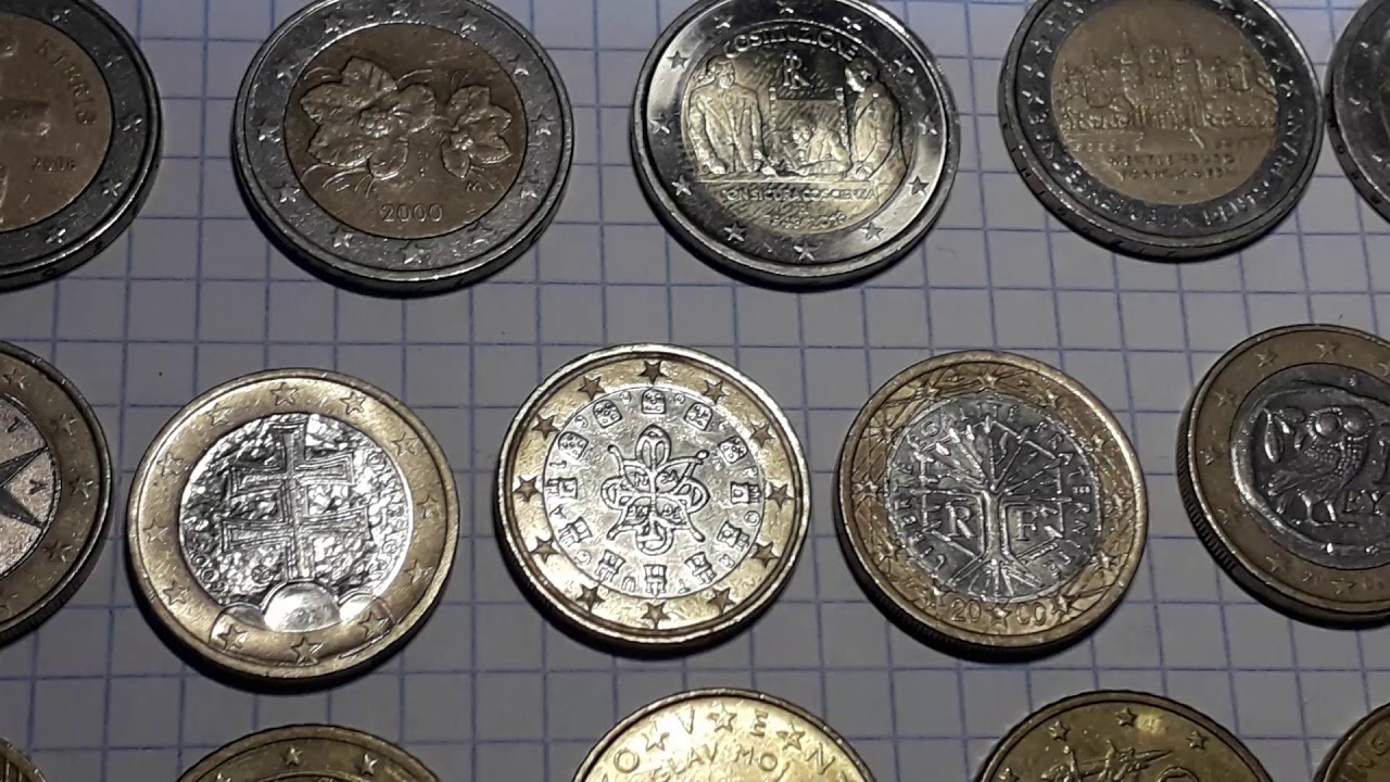La mia piccola collezione di monete ¥ € $ £ - YouTube
