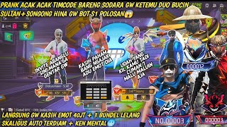 PRANK ACAK TIMCODE BARENG BANG AKIL GA ESPECT KETEMU DUO BUCIN SONGONG HINA GW ! AUTO DIKASIH PAHAM!