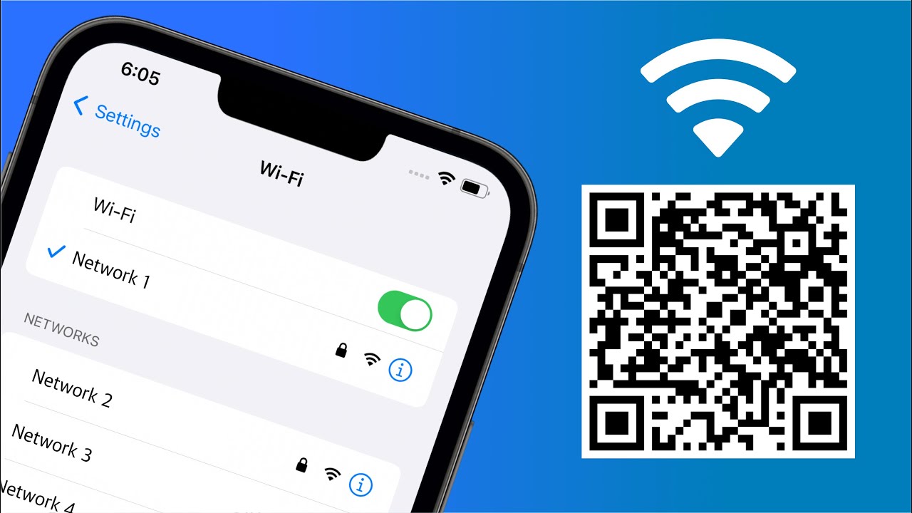 How do I Scan a QR code with my Iphone Wi-Fi?