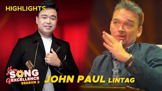(YSOE Highlights) John Paul's performance is from a great talent | Your Song Of Excellence Season 2